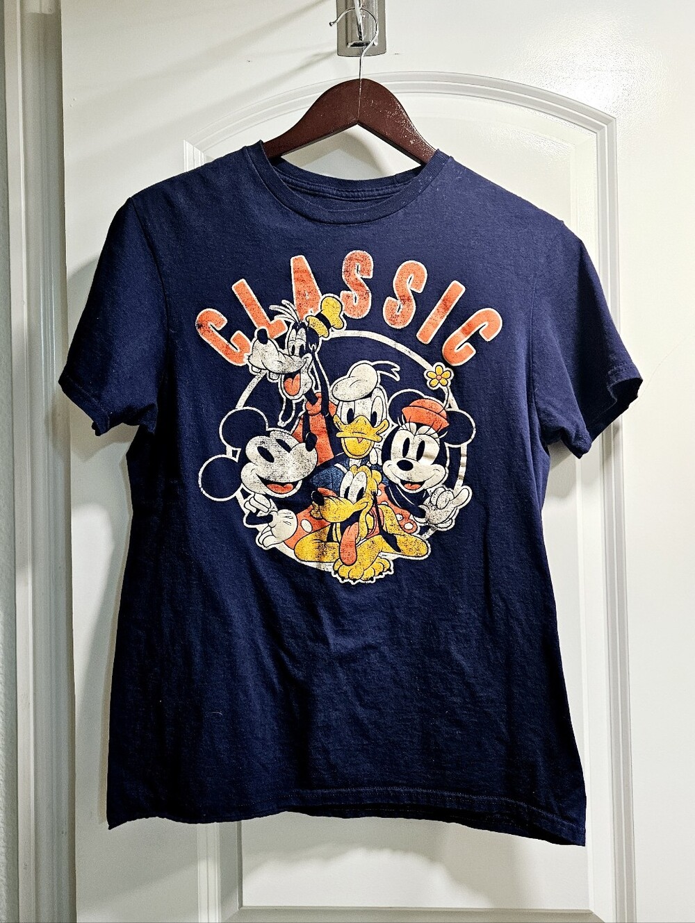 Disney Classic Fab 5 Characters Mickey Minnie Mouse Donald Duck Pluto Goofy Shor